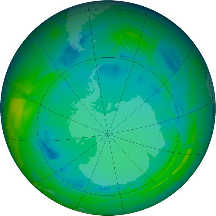 Ozone Map 2009-07-30